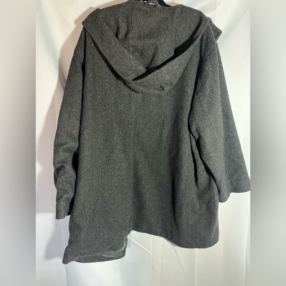 Eddie Bauer wool blend coat - XXL Tall - grey - Picture 3 of 3